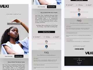 VELKI | Email Newsletter Design & Meta Ads