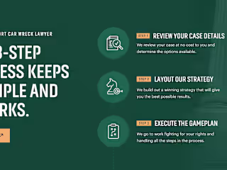 Car Accident Lawyer Website Design