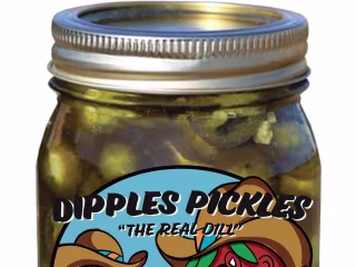 Dipples Pickles product packaging