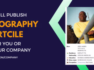 I will publish biography news article about you or company