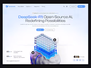 Deepseek Header Redesign Concept