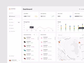 UI Design for Exeros | Fleet Management SaaS