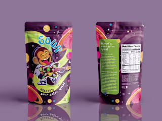 Brand name, identity, illustration & packaging design - Retail