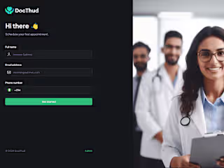 A Healthcare Booking System | DocThud