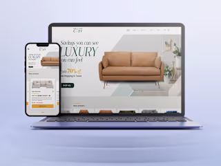 We Live Cozy Website UI Design