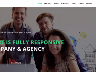 Landing Page - Digital Agency