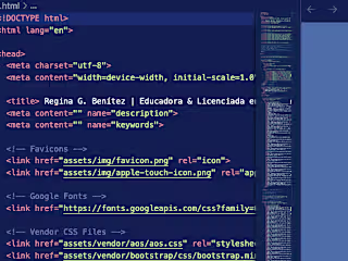 Regina G. Benítez | Web Development for a CV Webpage
