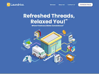 Laundrico | UI/UX :: Behance