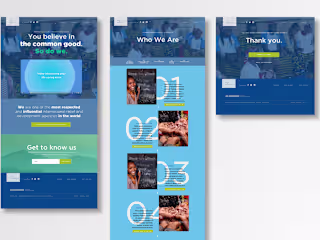 UX/UI Design and Strategy for NGO Campaign Website