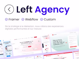 Framer website - Left agency