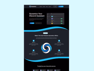 Discord bot Branding & Website design