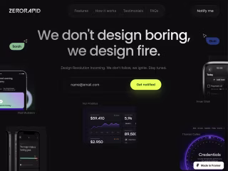 Zerorapid Website Design - Framer