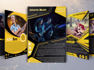 I will design corporate press kit, media kit, epk