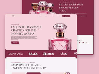 Enchanté Éclat | Product Website Webflow