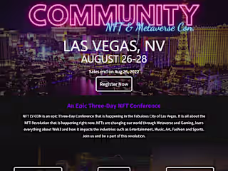NFT Las Vegas Convention Website