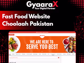 Responsive Fast-Food Ordering Site for Choolaah Pakistan