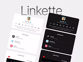 Linkette - Link in Bio Template for Framer