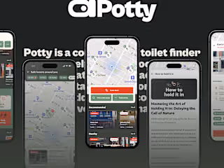 Potty: A Toilet Finder Concept App