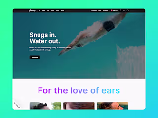Shopify UX/UI and CRO of a niche DTC e-commerce brand.