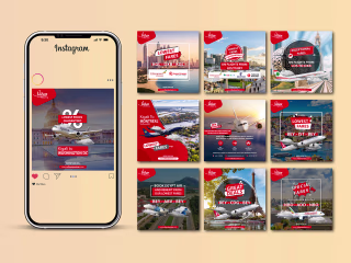 Flights Social Media Posts