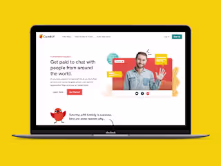 Cambly - Edtech Landing Page in Webflow
