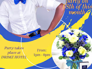 Birthday Invitation Poster. 