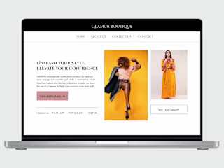 Fashion Flourish: Crafting Glamur's Online Presence
