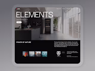 ASKO Elements Website Redesign / Landing Page Design