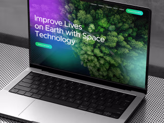 Webflow development for Live-EO