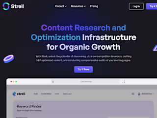 Content Research | Optimization Organic Growth | Webflow Website