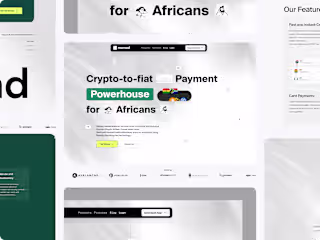 Nomad landing page design
