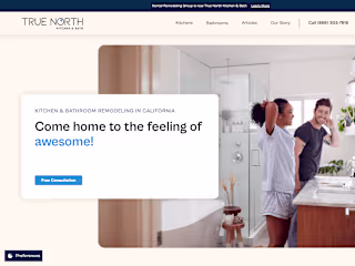 Kitchen & Bathroom Remodeling Contractor in CA | True North