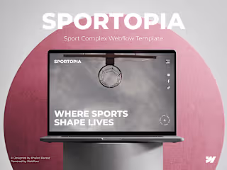 Sportopia - Sport Complex Webflow Template