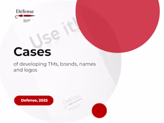 Development of trademarks, products, brands, names and logos