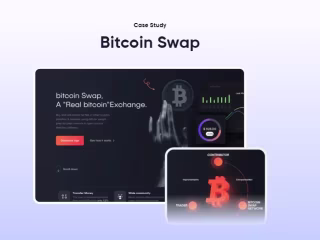 Bitcoin Swap App Design & Content Writing
