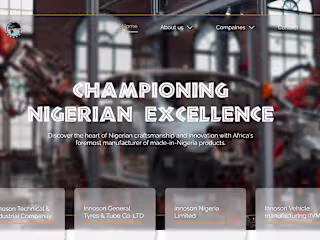 Innoson Website Redesign