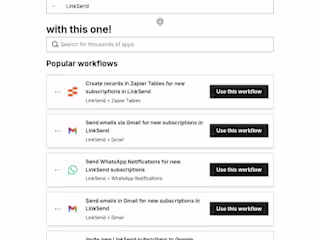 Linksend a lead generation platform built with Bubble io