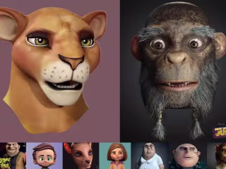 Showreel of Selected 3D Characters - YouTube