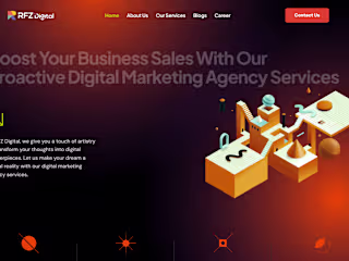 Digital Marketing Agencies Services WordPress Website 