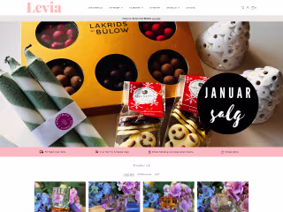 Levia Shopify Website