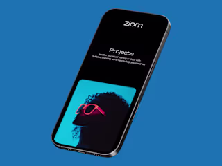 Ziom – Creative Studio Website Design in Framer