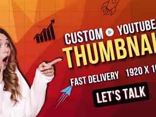 I will design high CTR youtube thumbnails for you. 