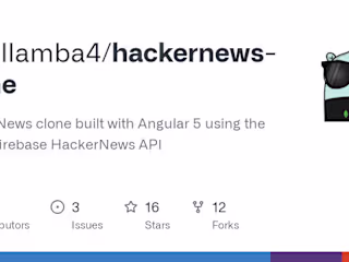 Hackernews clone using Angular 5