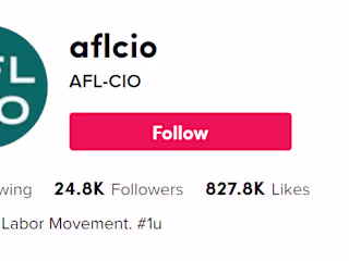 AFL-CIO TikTok Account