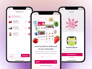 Klickje - Mobile Grocery App Design (UI/UX) Product Design