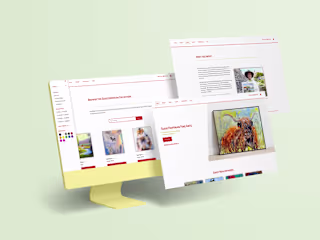 A "Painterly" Website for Susie Hoffman Fine Arts