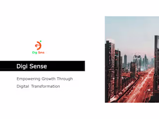 Digi-Sense - Tech agency Pitch Deck