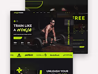 Gym Website Design