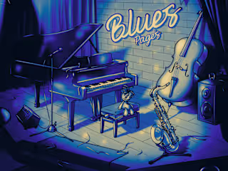 “Blues” Album Cover Art