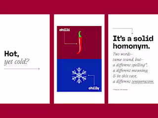 Language learning series – Homonyms :: Behance